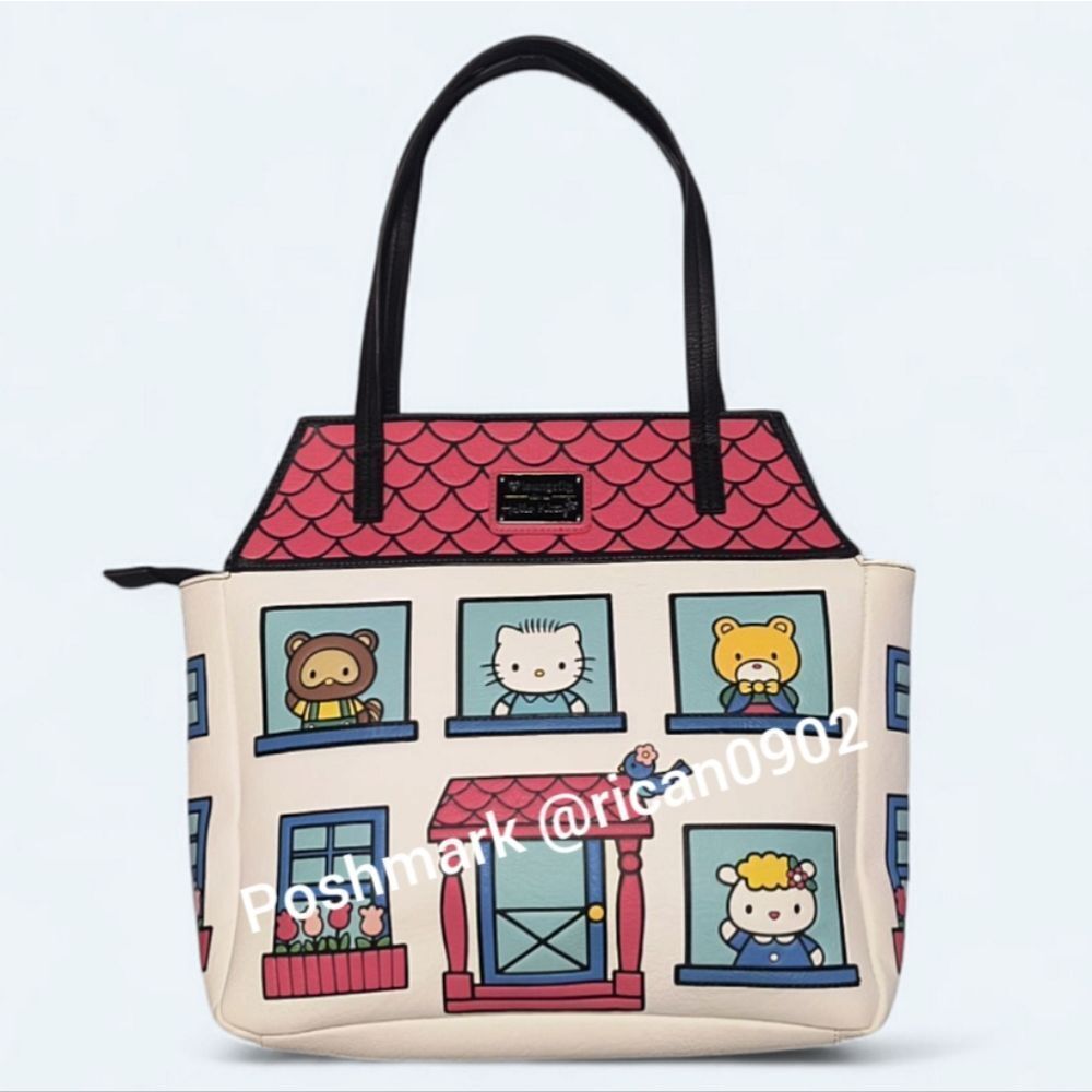 Loungefly Loves Hello Kitty House Tote Bag